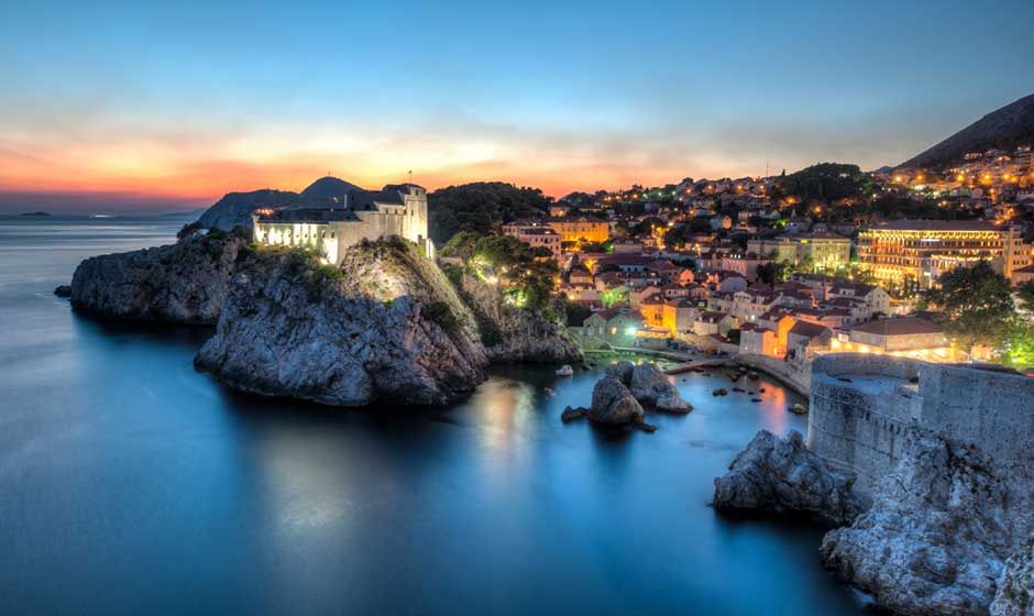 Dubrovnik at sunset