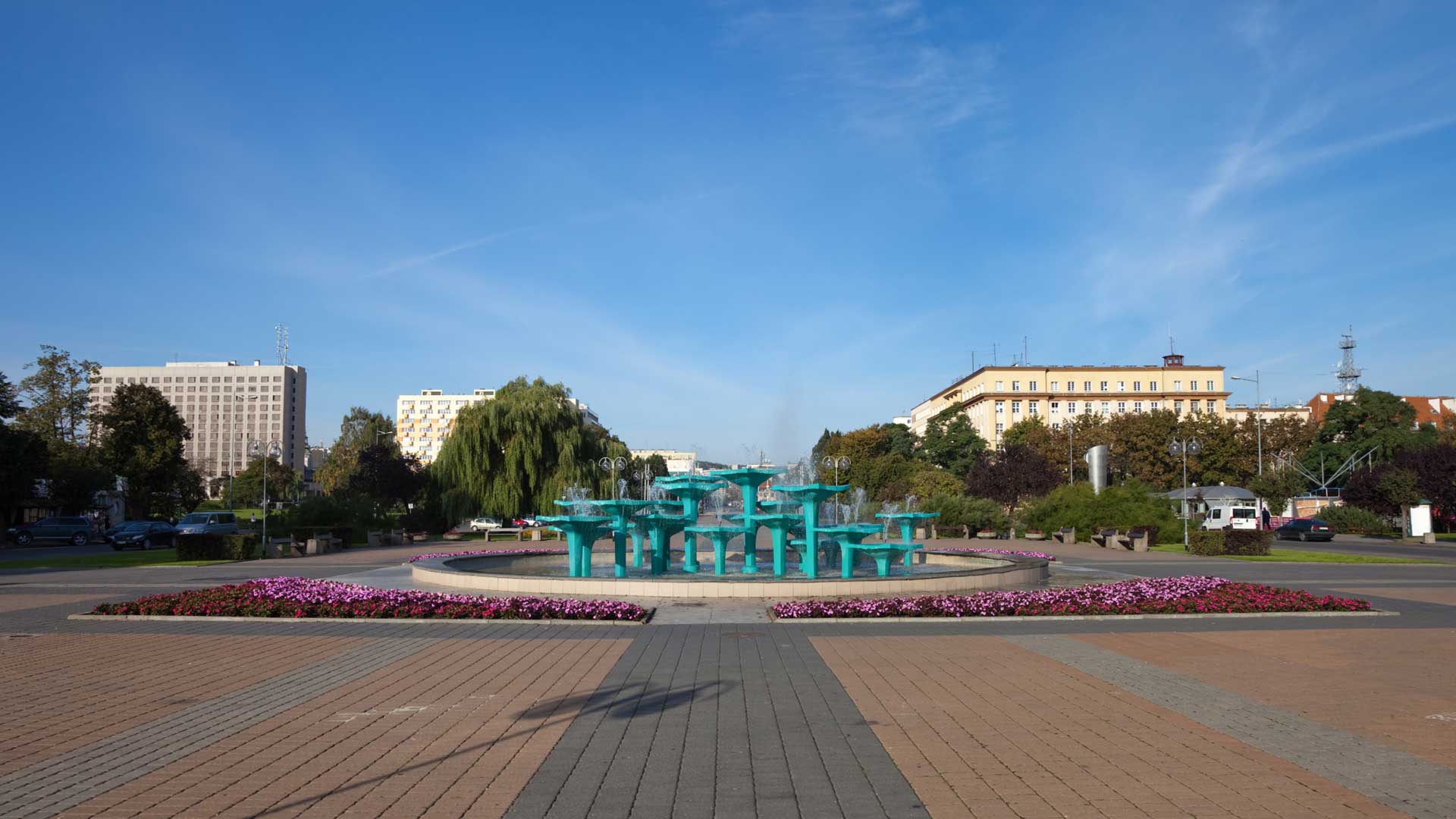 Fountains in Gdynia