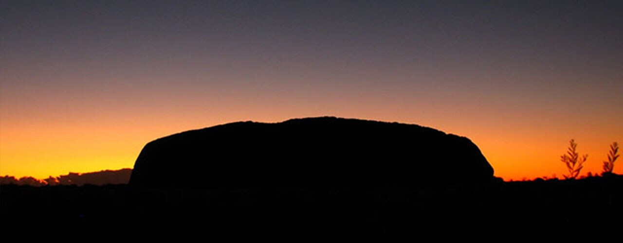 Sunset at Uluru