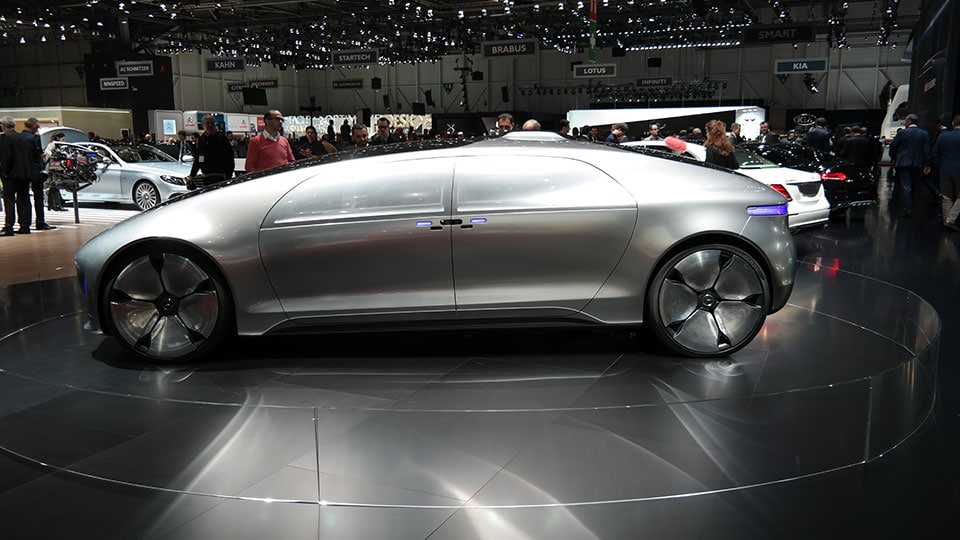 Mercedes F 015 Luxury in Motion at the Geneva Motor Show 2016 (photo taken on the first press day)