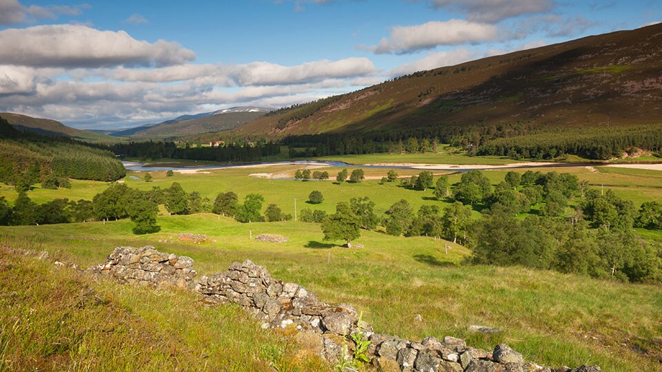 Cairngorms National Park - Mar Lodge Estate in Deeside, near the village of Braemar, Aberdeenshire, Scotland.